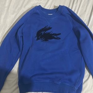 Kids unisex Lacoste blue sweatshirt